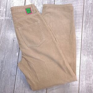 Empyre Corduroy Pants Womens 1 Tan Khaki High Waisted Straight Skate Streetwear